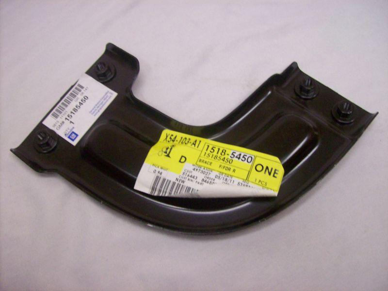 07-13 chevy avalanche passenger side front fender rear upper brace gm 15185450