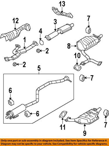 Mazda oem ca0140305 catalytic converter gasket/catalytic converter  gasket