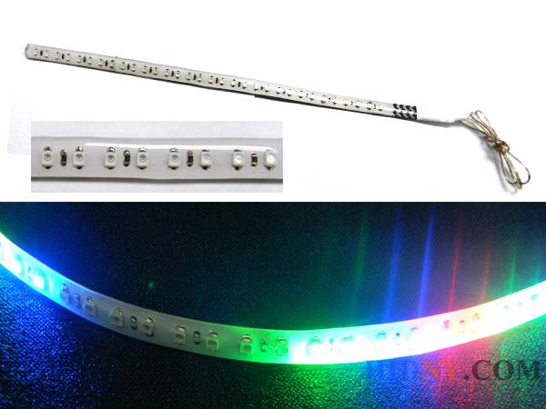 2x 12" 30cm car knight rider strobe/flash strip led scanner light multicolor rgb