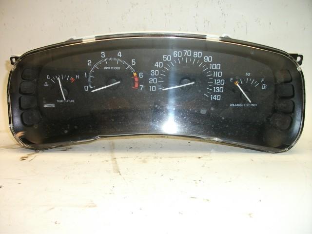 00 01 02 03 park avenue speedometer us w/o driver info ctr cluster 109305