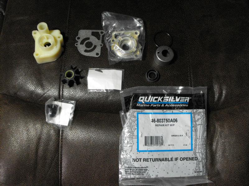 Mercury 9.9 hp quicksilver water pump rebuild kit #46-803750a06