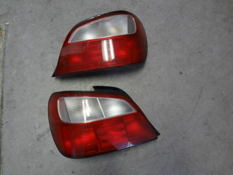 Jdm subaru wrx sti version 7 2002 - 2003 oem tail lights ej20 lights sedan #2  