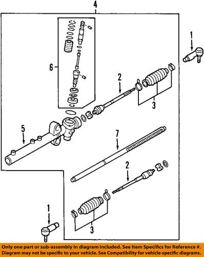 Mazda oem cc2932110r0a rack & pinion complete unit