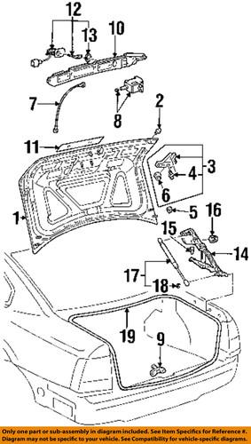 Volkswagen oem 3b5827505m trunk lock actuator motor/trunk/trunk part