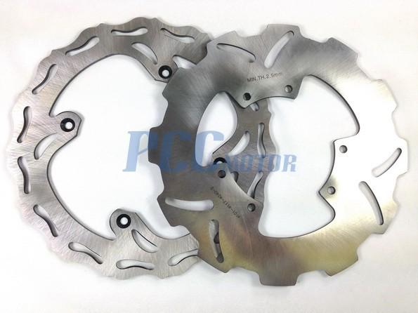 Front/rear disc brake rotor for honda crf250 r crf450 cre250 crf250x 9 dr06+dr07