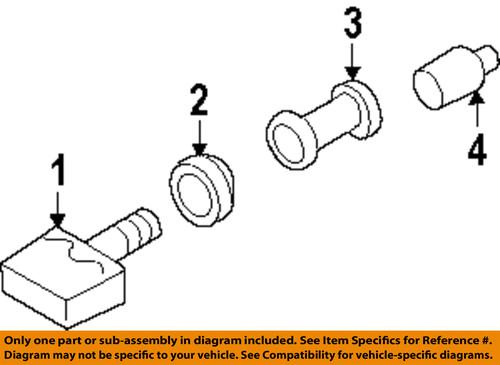 Nissan oem 40780ec30a tire pressure sensor/part