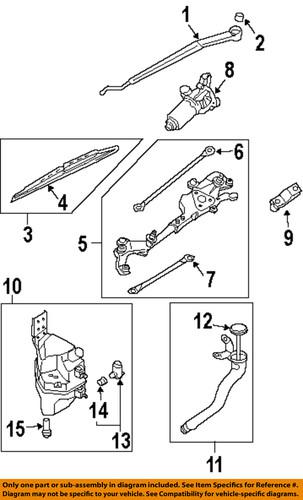 Nissan oem 28895ar205 wiper blade refill/windshield wiper blade refill