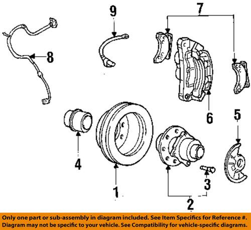 Ford oem 5c3z1107aa brake-wheel stud