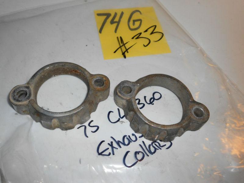 1975 honda cl360  exhaust collars