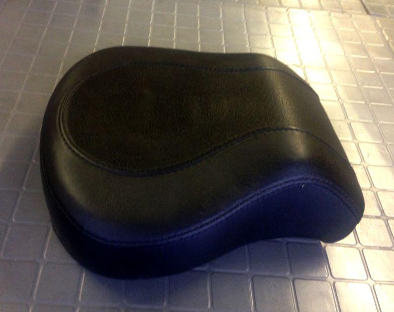 Genuine harley softail fatboy oem rear pillion seat textured inlay