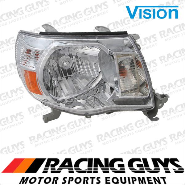 Rt passenger head light clear lense assembly 05-09 toyota tacoma