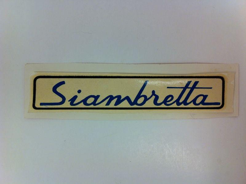 Vintage siambretta lambretta argentina sticker - new - #585f