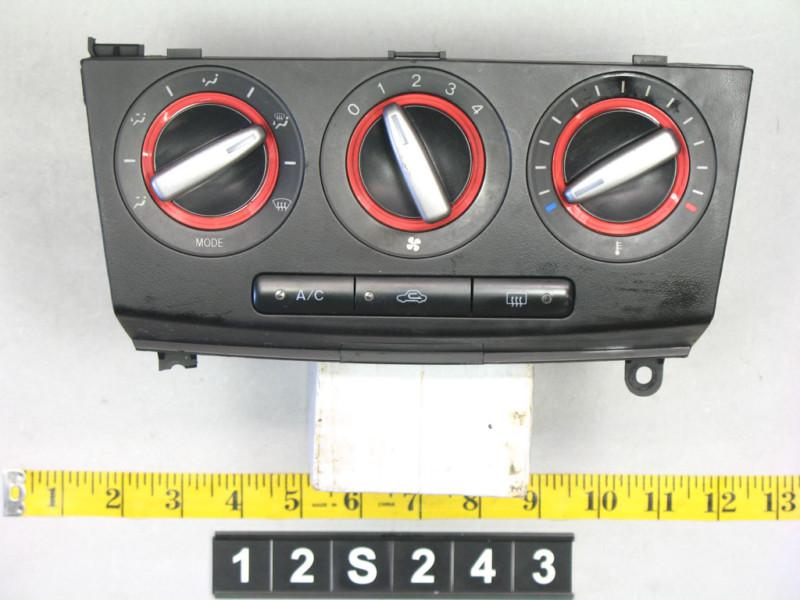 07 mazda 3 temperature climate control ac heat unit panel switch 12s243