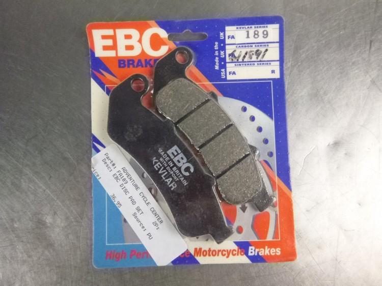 Ebc motorcycle brake pad ebc fa189 new