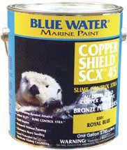 Blue water marine paint copper shield 8601 gl