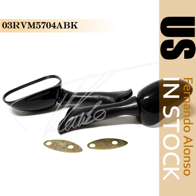 Black mirrors for honda cbr600 f2 91-94 cbr 1000f 93-96 vfr 750f 94-97 vfr 800