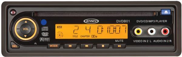 Jensen 12v dvd player dvdb01