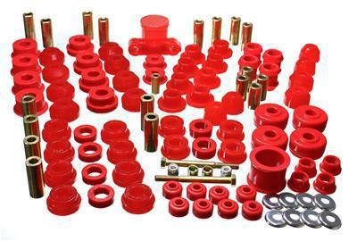 Energy suspension bushing kit polyurethane red fits honda® civic/crx kit