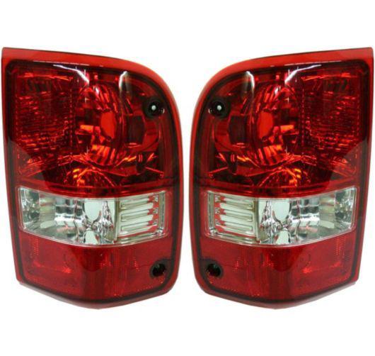 06-11 ranger pickup truck rear taillight taillamp brake stop light lamp pair set