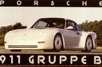 Porsche gruppe b/959/911 poster/print/race car