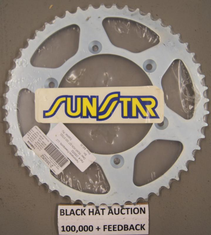 New sunstar 2-2359252 rear 52t 520 steel rear sprocket