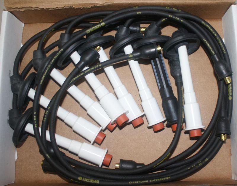 New mopar 1971 426 hemi spark plug wires dated 1q71