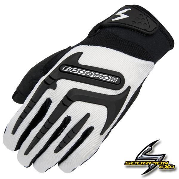 Scorpion exowear skrub womens motorcycle gloves white m medium