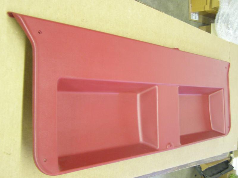 Nos oem ford bronco ii 2 interior hatch trim panel red 1987 1988 1989 1990