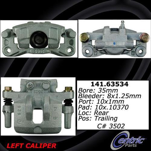 Centric 141.63534 rear brake caliper-premium semi-loaded caliper-preferred