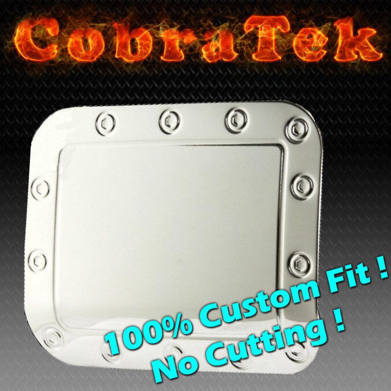 Custom made gas door  2005-2011 300m polished fuel tank cover 100% fit