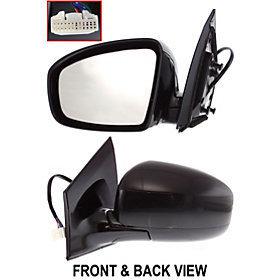 Power side view door mirror assembly driver's left manual fold (paint to match)