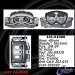 Centric parts 141.61088 front left rebuilt caliper with hardware