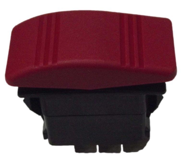 Double momentary rocker switch with red actuator by carling switch