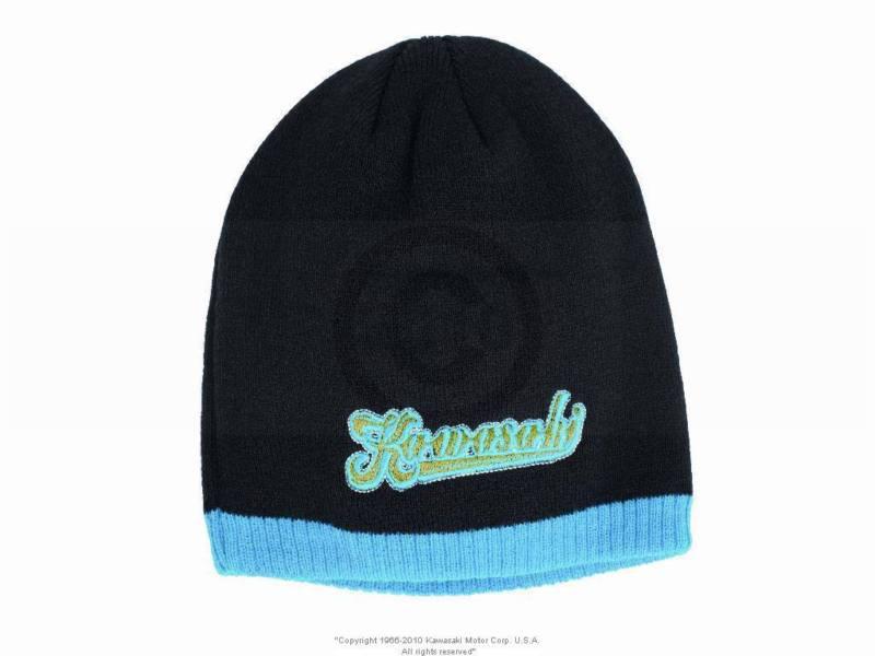 Brand new kawasaki  blue/black/green k lou beanie k000-4509-blns