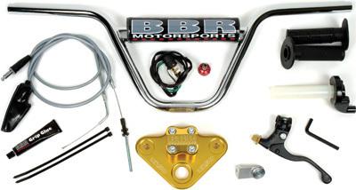 Bbr h-bar/tripleclamp kit blk crf/xr50 00-05 510-hxr-5011