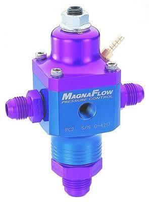 Magnafuel fuel pressure regulator aluminum blue anodized 4-12 psi universal each