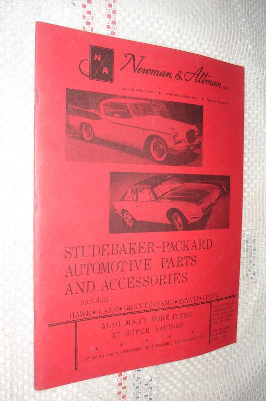 1976 newman & altman studebaker packard parts catalog #'s book manual