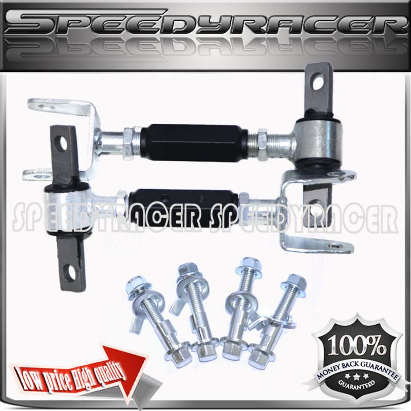 Honda civic rsx dc5 front & rear adj suspension camber kits black