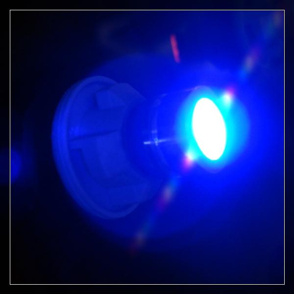  led b1 blue 2x license plate tag light bulb t10 158 161 168 194 2825 3652