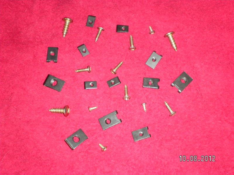 Chevy camaro   170 piece u-clips and screws 