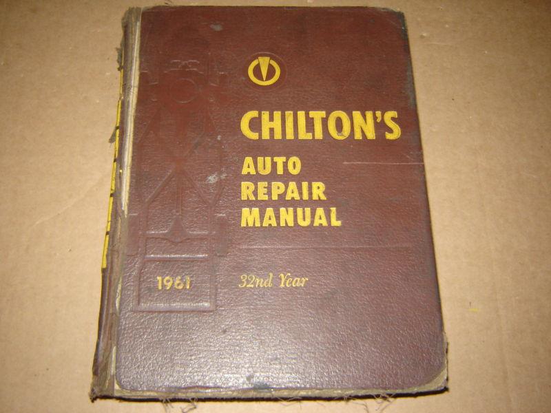 1950-61 chilton's auto shop repair service manual chevy,ford,chrysler,dodge,plym