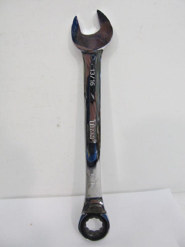 Titan 13/16" combination ratcheting wrench - 12 point