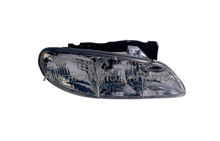 Right passenger side replacement headlight 96-98 pontiac grand am - 16524658