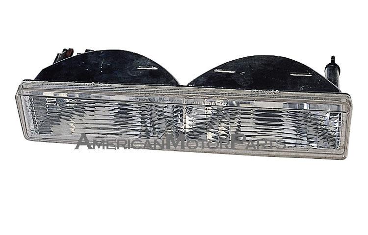 Passenger replacement bumper park turn signal light cadillac deville fleetwood