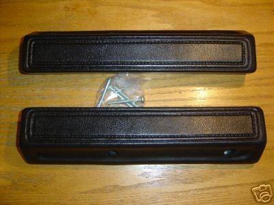 66-70 b c body charger 13"  black arm rest pads