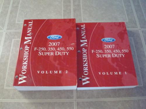 2007 ford f-250 350 450 truck/super duty diesel shop repair service manual books