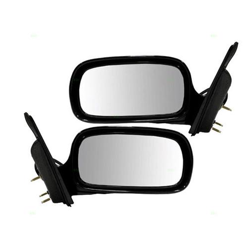 New pair set power side mirror glass housing heat heated 06-08 buick lucerne