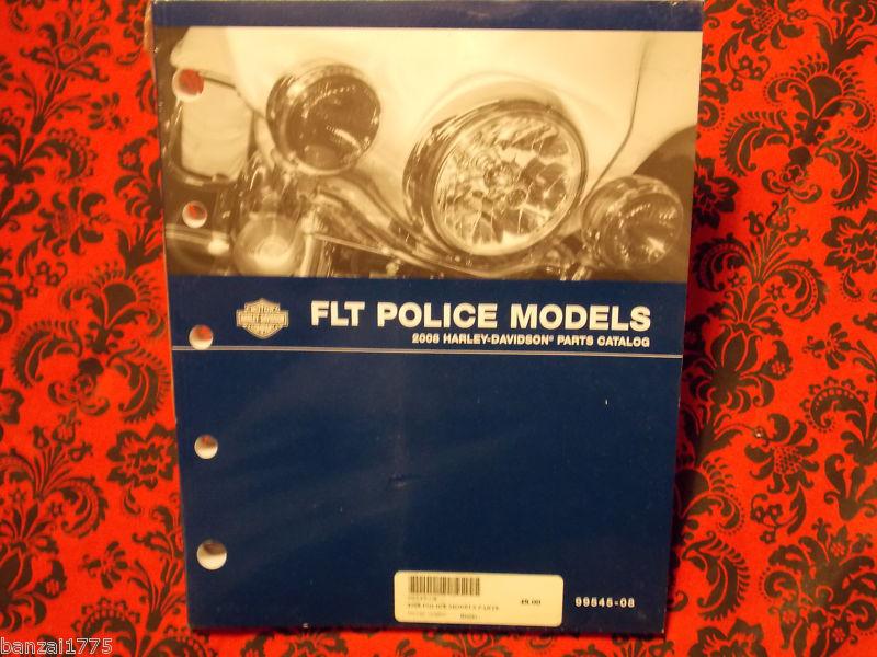 2008 harley davidson police models parts catalog 99545-08