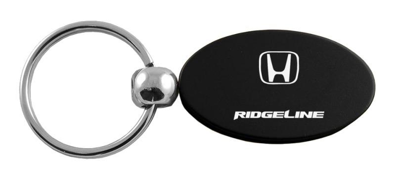 Honda ridgeline black oval metal key chain ring tag key fob logo lanyard