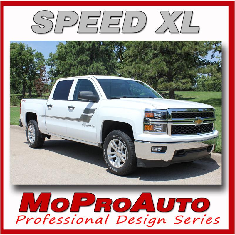 Chevy silverado speed xl 3m 2007 pro grade vinyl side stripe decals graphic mxs